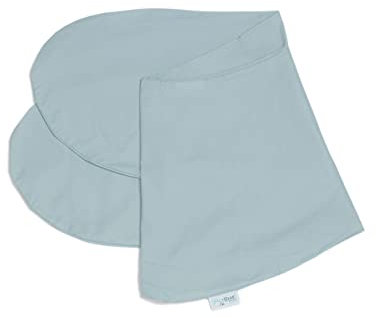 pic Bear Ersatzbezug Stillkissen 190 cm | 100% Bio-Baumwolle | GOTS-Stoff atmungsaktiv & antiallergisch | Moderne Designs (Seladongrün, 190x40 cm | GOTS-Stoff)