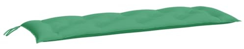 vidaXL Gartenbankauflage, Bankauflage Sitzkissen Outdoor, Polsterauflage Auflage für Gartenbank, Bankpolster Bankkissen, Grün 150x50x7cm Oxford-Gewebe