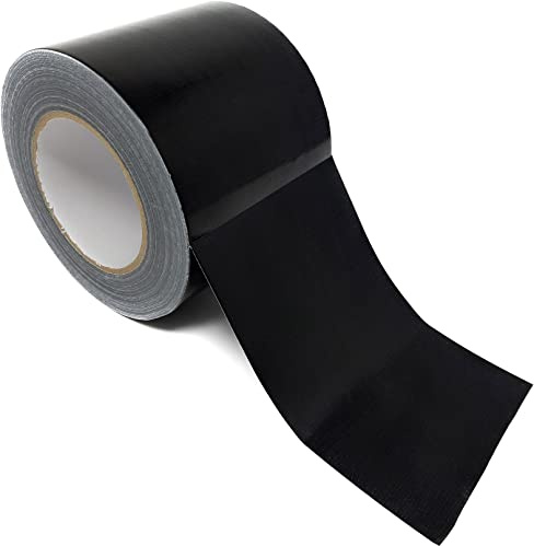 Kraftig tejp | 100 mm bred x 50 m längd | Industriell bandkvalitet - stark Gaffer-tejp inomhus- och utomhusbruk, tjock gaffatejp och tätningstejp