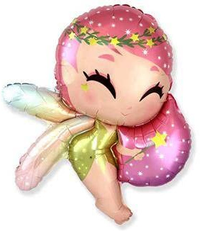 Ballonim® Fée - Environ 80 cm - Ballons en Aluminium - Décoration d'anniversaire