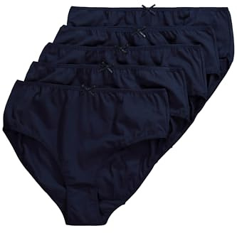 Ulla Popken Slips, 5Er-Pack, Nachtblau, 48 Femme