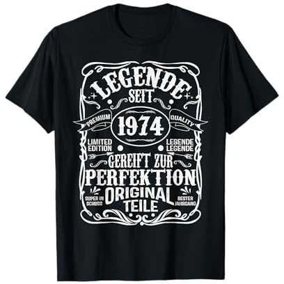 51. Geburtstag Mann Frau 51 Jahre 1974 Deko Lustig Geschenk T-Shirt