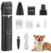 BarberBoss Dog Grooming Kit, Pets Groomer, Dog Clippers Professional for Thick Hair, Cordless Clippers, Cat Trimmer for Matted Fur, Pet Grooming Kit QR-9092
