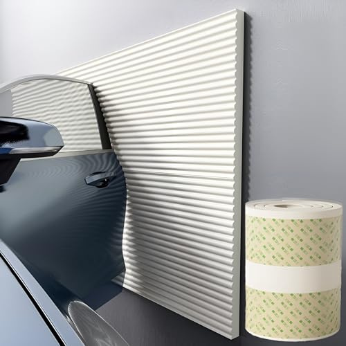 Epaissir Les Panneaux Muraux Tapissés Coton Pvc, Coussin Mural Tete de Lit 3d, Mousse de Protection Autocollante pour Table Meuble, Garage Bord, Balcon, Salon, Chambre à Coucher ( Color : Beige , Size