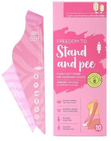 10 St Urinal Frauen, Urinal Für Frauen Damen Tragbares Auslaufsicher Frauenurinal Urinella Für Frauen Einweg Camping Toilette Musikfestivals Reisetoilette
