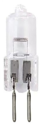 UGEFKMQ Bombilla Halógena G5.3 50W 24V Lámpara Halógena G5.3 Pequeña Regulable Bombilla G5.3 Base De 2 Pines Tipo Jcd T4 Blanco Cálido 5Pc 150W