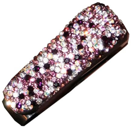 Soporte para gafas de sol para visera parasol de coche, clip para gafas de sol, soporte para gafas de sol con pedrería para gafas de sol, para organizar