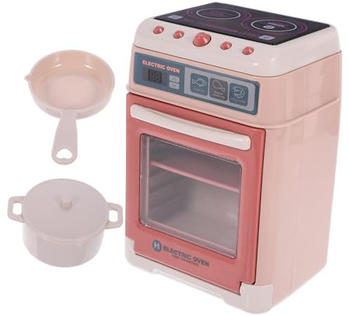 SUPVOX Pequeño Horno de Juguete Eléctrico Juguete de Simulación para Cocina Infantil para rol Casa Horno