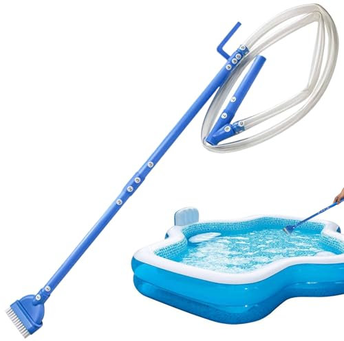 Hot Tub Vacuum, Handheld Pool Cleaner, ABS Efficient Dirt, Algae, and Sand Removal Tool, Safe and Easy to Use, Ideal for Cleaning Pool and Spa Bottoms, 150cm/87cm