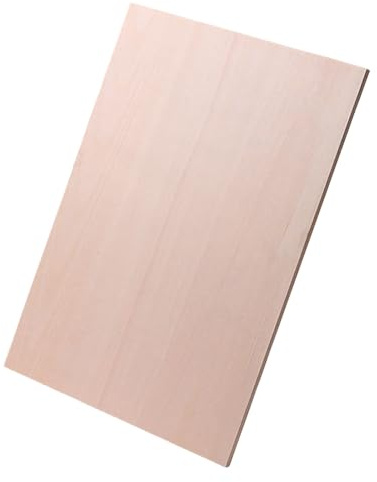 HDOYTXXM Hojas de madera contrachapada de doble cara 4 mm o 5 para pintar madera de estarcido y decoración 150 x 220 mm 220 x 300 300 x 450 madera contrachapada de leña
