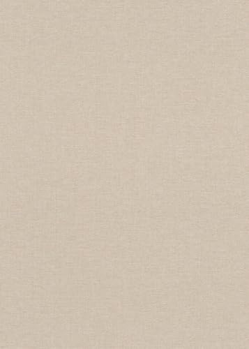 Erismann Linen Serenity Vinyl-Strukturtapete Biscuit 10510-05 – Merkmal-Wandtapete für Wohnzimmer, Küche, Schlafzimmer, Flur, Lounge
