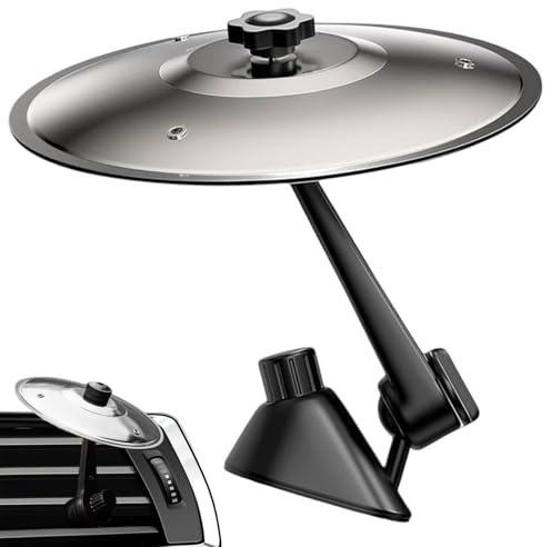 Axingqiwu Platillo Bateria para Coche, Car Cymbal Drum Air Vent, Presa d'aria per Piatti per Auto, Mini Car Crash Cymbal