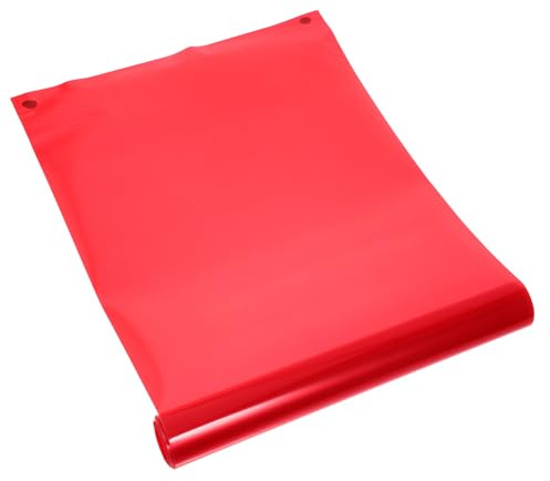 LABRIMP Film Teinté Rouge Autocollant pour Phare et Feux Antibrouillard Vinyle Adhésif Résistant à Eau Protection Transparente Haute Transmission Lumineuse Facile à Nettoyer Retirer sans