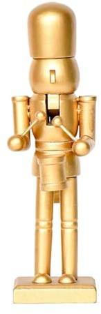 Opdestn Schiaccianoci Decorazione Natale, Decorazione Soldatini 35 Cm, Figura Legno con Bocca Mobile per Casa Portico Festa Esterno Famiglia Bambini