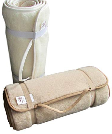 Sportmatte Rutschfest, Yogamatte, Gymnastikmatte, Fußmatte, Bettteppich, 100% Wolle