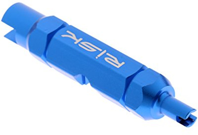 Homyl Outil De Suppression De Noyau Valve Pneu De Bicyclette Presta Schrader Démonte-Aiguille Valve De Pneu En Alliage d'Aluminium