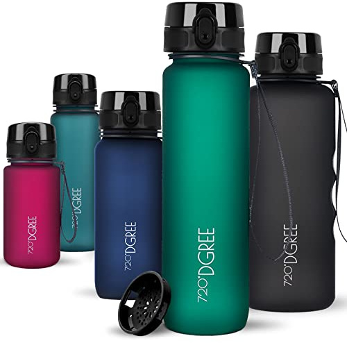 720°DGREE Trinkflasche „uberBottle“ Sieb – 6 Größen, über 40 Farben wählbar
