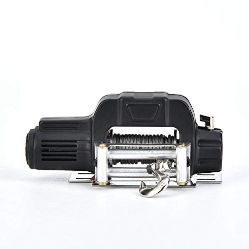 RC Winch Controller, 1/10 RC Crawler Car Winch Remote Controller Receiver Compatible with SCX10 D90 D110 TF2 for TRX4(Black)
