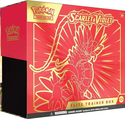 Pokémon 184-85341 Scarlet & Violet Elite Trainer Box, Multicolor