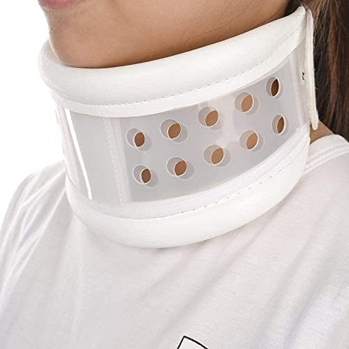 Orthèse Cervicale Pour Collier De Soutien Du Cou Pour Soulager La Douleur Causée Par Un Coup De Fouet Cervical Ou Un Traumatisme - Matériau Respirant Et Dispositif De Traction Cervicale Réglable En