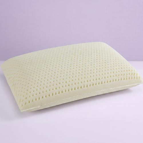 Artka Talalay - Almohada de látex 100 % natural (tamaño estándar), ayuda a aliviar la presión, almohada de cama para dormir, alivio del dolor de cuello, para dormir de lado, espalda y estómago, con