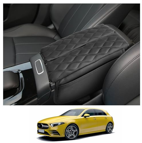CDEFG Compatibile con Mercedes Benz Classe A W177 2019-2024/ GLA H247 / CLA C118 2020+ / EQA 2022 2023 Copertura per Bracciolo Coperchio di Protezione Scatola per Parti Console Centrale Accessori