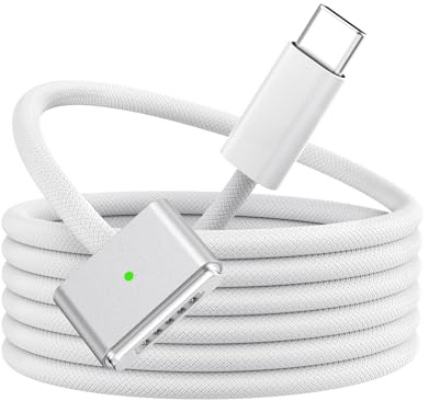 BOUTOP 140W USB C Magnetisch 3 Kabel USB Typ C auf Magnetisch 3 Ladekabel Kompatibel mit MacBook Pro 2023 (M2,14/16inch)/2021 (M1), MacBook Air 2025/2024 (M4/M3,13/15 Zoll)/M2 Nylon Geflochten 1.8M