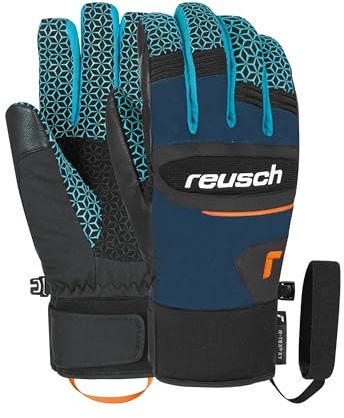 Reusch Dragon R-TEX® XT Gants d'hiver, Chauds, imperméables, Coupe-Vent et Respirants, Unisexe, Gants d'hiver, Gants de Neige, Gants de Ski pour Homme et Femme, 8