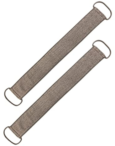 Vaguelly 2 Stück Duschstreifen Rückenschrubber mit Zugringen Langer Peeling Gurt zur Hautreinigung für Rücken Nacken und Schultern Badetuch mit Rutschfestem Griff Duschzubehör