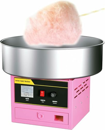 HOTAPEPU Machine à Barbe à Papa électrique Professionnelle – Idéal pour Les fêtes d'anniversaire – Créez des friandises Amusantes et moelleuses~/