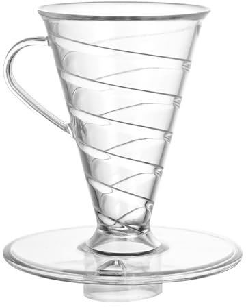 Hkfgdjdl Filtros de café, filtro de café funcional grande en forma de V, resistente para una excelente extracción de cerveza, uso en casa y oficina