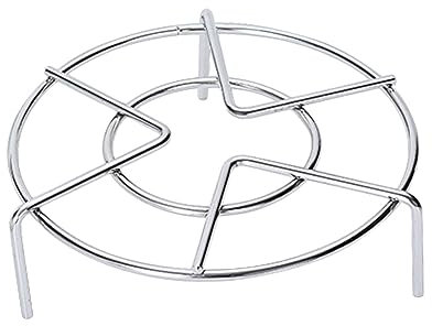 KICHOUSE Stainless Steel Steamer Rack Egg Steaming Rack Pot Dishes Bracket Rustproof Stable Multifunctional Kitchen Accessory