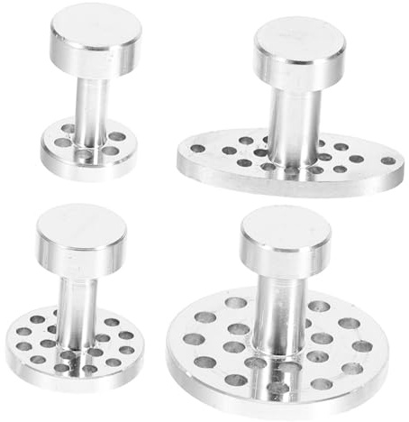 Gogogmee 4pezzi Kit Per Rimozione Ammaccature Auto Riparatore Ammaccature Linguette Estrazione Alluminio Accessori Martello Scorrevole Kit Riparazione Danni Grandine Auto