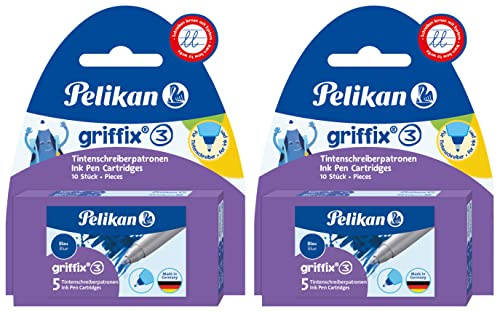 Pelikan griffix Tintenroller-Patronen, Tinte blau, löschbar, 4 x 5 Patronen, 20 Stück