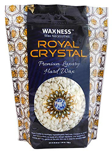 Waxness Polymer Blend Luxus-Hartwachsperlen Kristall/Premium Luxury Polymer Blend Hard Wax Beads Crystal 750g