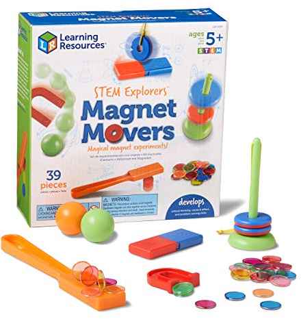 Learning Resources LER9295 Magnet Movers-STEM Explorers,8.3 x 8.1 x 2.8 inches