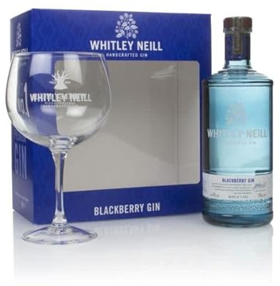 Whitley Neill Blackberry Gin Gift Pack with Glass
