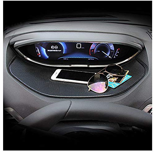 KUST Car Dashboard Anti-Slip Mat, Inner Dashboard Display Non-slip Pad Anti Slip Mat Cover for SUV 3008 GT 5008 2017-2020 (1PCS)