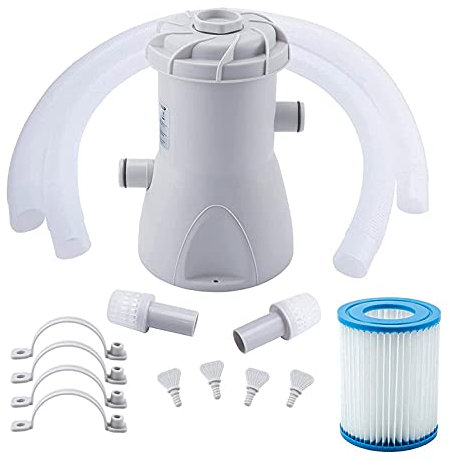 Pool Filter Pump,Circulation Pump Water Cleaner Filter Pump, for Ground Pools, Inflatable Swimming Pool, Bracket Swimming Pool