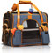 Tierhood Transportbox Katze - Faltbare & Waschbare Katzen Transportboxen - Transporttasche für Reise & Transport von Katzen - Ausbruchsichere & Komfortable Katzentransportbox - Blau, Größe: M