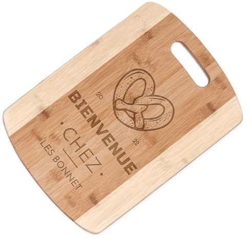 Maverton Planche à découper personnalisée, Planche avec gravure | Pour couples, pour le mariage, pour noces, Plateau apéritif pour les parents, Accessoire de cuisine, bienvenue