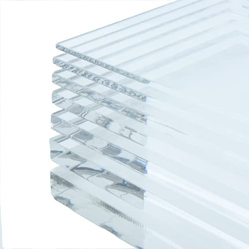 IN-OUTDOORSHOP Ersatzglas aus Acryl für Bilderrahmen, Fotorahmen, Stärke/Dicke 2mm transparent glasklar durchsichtig glänzende Oberfläche verschiedene Größen (40 x 60cm)