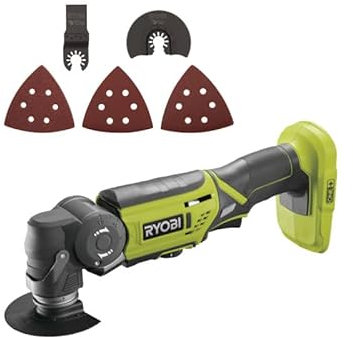 RYOBI - Multiutensile R18MT-0 - 18V OnePlus senza batteria e caricatore - Kit di 12 accessori RAKMT12KIT