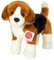 Teddy Hermann 91991 Beagle stehend 23 cm, Kuscheltier, Plüschtier mit recycelter Füllung