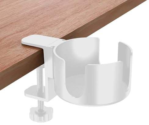 Regerly - Soporte para vasos de escritorio, 1 unidad, antiderrames, soporte para vasos para escritorio, mesa, soporte para bebidas, soporte para botellas, cama, soporte para tazas para cocina de
