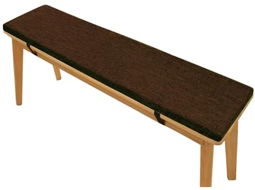 Bankkissen für den Innenbereich, mit 2-Sitzer, Essbank, 130 x 35 x 5 cm