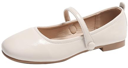 Ballerinas Women's Mary Jane Shoes Comfortable Soft Flat Dress Shoes Wedding Shoes Women's Shoes Elegant Low Shoes Bridal Shoes Ballerina Shoes Ballet Loafer Pumps Party Slip On Slippers Size 36-40
