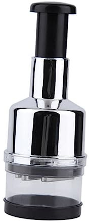 JECOMPRIS 1 pièce Presse Ail Manuel Multifonction Acier Inoxydable Hachoir à Légumes pour Ail Oignons et Noix Ustensile de Cuisine Pratique et Facile à Nettoyer