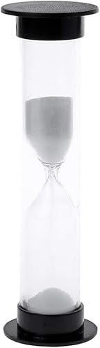 Mini-Sanduhr für Küche und Esszimmer, 60 Sekunden, 1 Minute, Weiß
