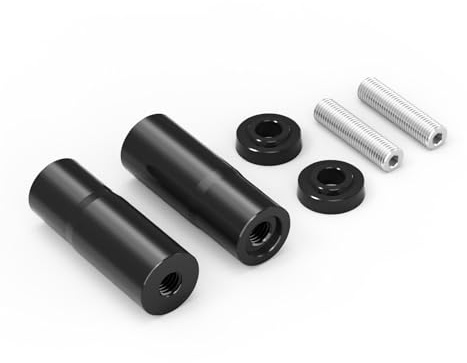 Rialzo Manubrio Moto Estensioni per riser manubrio da 1/4 per Street Bob FXBB 107 FXBBS 114 Fat Boy FLFBS FLFB Low Rider S FXLRS 117